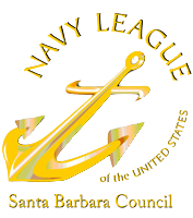 Logo of Navy League Santa Barbara Council with anchor and rope design. Logo of Navy League Santa Barbara Council with anchor and rope design.