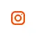 Orange Instagram logo on a white background. Orange Instagram logo on a white background.