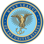 Emblem of the Navy League of the United States featuring an eagle and anchors. Emblem of the Navy League of the United States featuring an eagle and anchors.